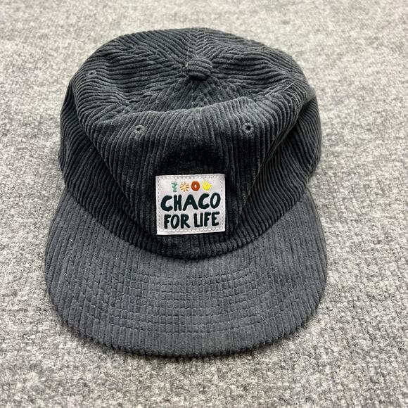 Clakllie 5 Panel Corduroy Hat Casual Flat Brim Baseball Caps  Chaco For Life Hat Cap Strap Back One Size Black Corduroy Patch Mens Baseball
